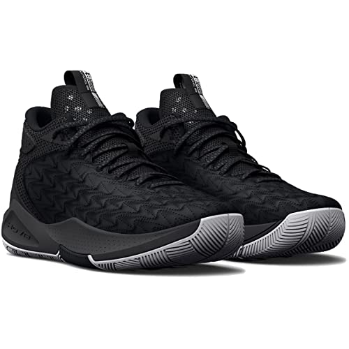 UNDER ARMOUR UNISEX UA HOVR HAVOC 5 CLONE TEAM M6 W7.5 3024979-002 - BLA/GRY - Like New