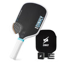 DINKLY RADIAL PRO PICKLEBALL PADDLE, T700 RAW CARBON FIBER - MATTE BLACK-13MM - Like New