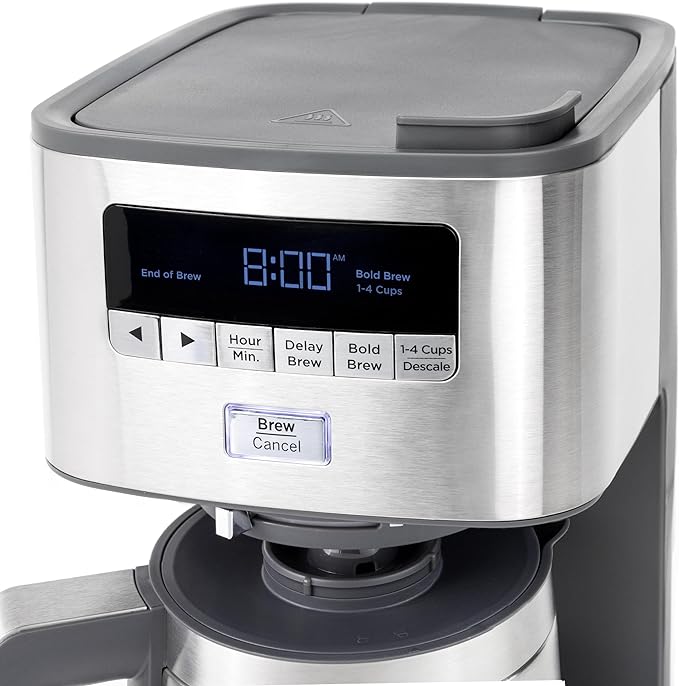 GE Drip Coffee Maker Timer 10-Cup Thermal G7CDABSST1SS - Stainless Steel Like New