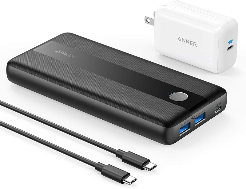 Anker PowerCore III Elite 19200 60W Power Bank with 65W PD Wall Charger - Black Like New