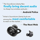 SOUNDCORE ANKER SOUNDCORE LIBERTY NEO BLUETOOTH HEADPHONES A3911 - BLACK - Like New