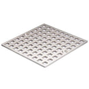 4" Shower Drain Cover Replacement Nickel Brushed, Shower Drain Grate Square - Like New