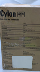 Aerocool Cylon Mid Tower Case with Acrylic Side window - Black - Brand New