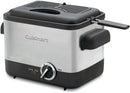 Cuisinart CDF-100 Stainless Steel Deep Fryer, 1.1 Quart - BLACK/SILVER - Like New