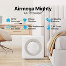 Coway Airmega AP-1512HH(W) True HEPA Purifier Air Quality Monitoring - White Like New