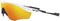 OAKLEY M2 Frame XL Rectangular Sunglasses OO9343 Polished White/Fire Iridium - Like New