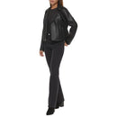 LW7RU613 Levi's Women's Faux Leather Jacket, Classic Black, X-Small - Brand New