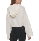 CALVIN KLEIN JEANS WOMEN'S HOODED BELL-SLEEVE TOP - SIZE: WOMEN XL - BEIGE - Brand New