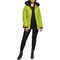 22QMP313 GUESS Women's Midweight Puffer Coat Hooded Lime Large - Brand New
