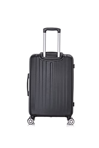 ROCKLAND MALIBU HARDSIDE SPINNER WHEEL LUGGAGE 19", 24", 28" - BLACK - Like New