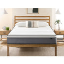 Zinus 10" Inch True Support Hybrid Mattress [New Version] Queen Fiberglass Free - Brand New