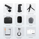 COMICA CVM-VM10-K2 FILMMAKER MINI TRIPOD WITH SHOTGUN MICROPHONE - BLACK - Like New