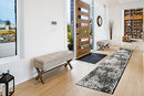 ShadesU Abstract Design Non-Slip Hallway Rug Black (31inch Wide x 5ft Length) - Brand New