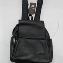 LE DONNE LEATHER WOMEN'S MULTI POCKET BACKPACK - BLACK - Brand New
