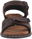 DR. SCHOLL'S DR. SCHOLLS SHOES MENS GUS SANDAL SIZE: MEN 11 BRYR BROWN - Like New