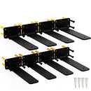 ISOKER 8 INCH SHELF BRACKETS, 8 PACK FLOATING SHELF BRACKET - - Scratch & Dent