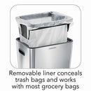 Tramontina B082VLBN8H 4 Gal. Open Top Waste Container - Stainless Steel - Brand New