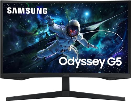 SAMSUNG G55C 32-IN ODYSSEY MONITOR QHD WIDE 1440P LS32CG552ENXZA - BLACK - Like New