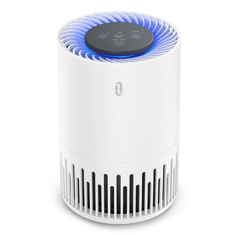 TAOTRONICS HEPA AIR PURIFIER FOR HOME ALLERGENS SMOKE POLLEN PETS HAIR - WHITE - Like New