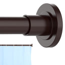 CORKLATTA BRONZE SHOWER CURTAIN ROD 31 TO 80 INCH,1 INCH DIAMETER SPRING TENSION - Like New