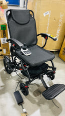 BIQISSI ELECTRIC WHEELCHAIR FOR ADULTS, LIGHTWEIGHT ELECTRIC MOTORIZED - CARBON - Like New
