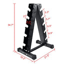 A-Frame Dumbbell Rack Stand Only Weight Rack for Dumbbells 5 Tier B08ZXH4DHV - Like New