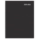OFFICE DEPOT 18-MONTH ACADEMIC PLANNER 9" X 11" 30% RECYCLED, JULY 2025 - BLACK - Like New