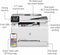 HP Color LaserJet Pro M283fdw Wireless All-in-One Laser Printer - WHITE - Like New
