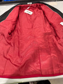 COOFANDY MENS TUXEDO JACKET RED - RED-BLK - SMALL - Brand New