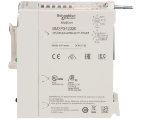 SCHNEIDER ELECTRIC IO PROCESSOR MODULE, 1024 DISCRETE AND 256 ANALOG PORTS - Like New