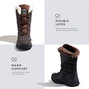 DailyShoes Snow03 Snow Boots Booties Winter Warm Ankle Short Quilted - 13 - Like New