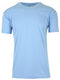 GALAXY HARVIC MEN'S MOISTURE-WICKING WRINKLE REGULAR & MUSCLE TEE LIGHT BLUE L - Brand New