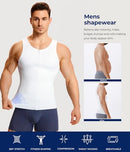 TAILONG MEN COMPRESSION SHIRT FOR BODY SLIMMING TANK TOP ANY SIZE - WHITE - Like New