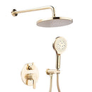 Lavatrum Shower System Wall Mounted Faucet Set 10" Rain 6-Function B09FQ2FY1P - Brand New