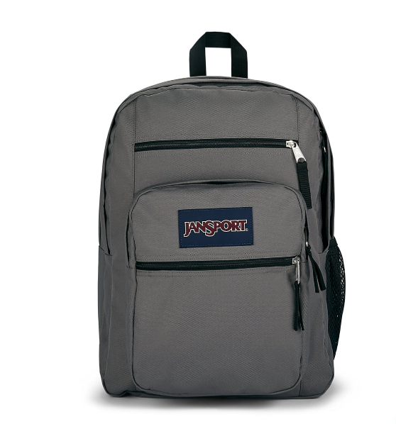 JANSPORT BIG STUDENT BACKPACK - GRAY - Like New