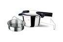 Fissler vitaquick Pressure-Cooker Set of 4-Pcs. with Insert & Tripod 10.6 Qt. - Like New
