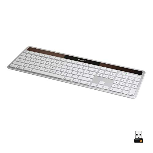LOGITECH K750 WIRELESS SOLAR POWERED KEYBOARD FOR MAC	GL - SILVER - Like New