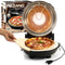 PIEZANO Crispy Crust Electric Pizza Oven by Granitestone,12 Inch 1424Q - Black Like New