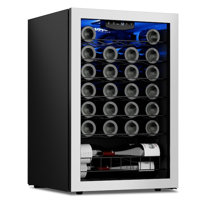 CA'LEFORT 38-65°F, 47 -BOTTLES FREESTANDING INDOOR WINE COOLER - STAINLESS STEEL - Like New