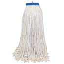 BOARDWALK 24OZ LIE FLAT CUT END MOP HEAD BWKCM22024 - WHITE - Like New