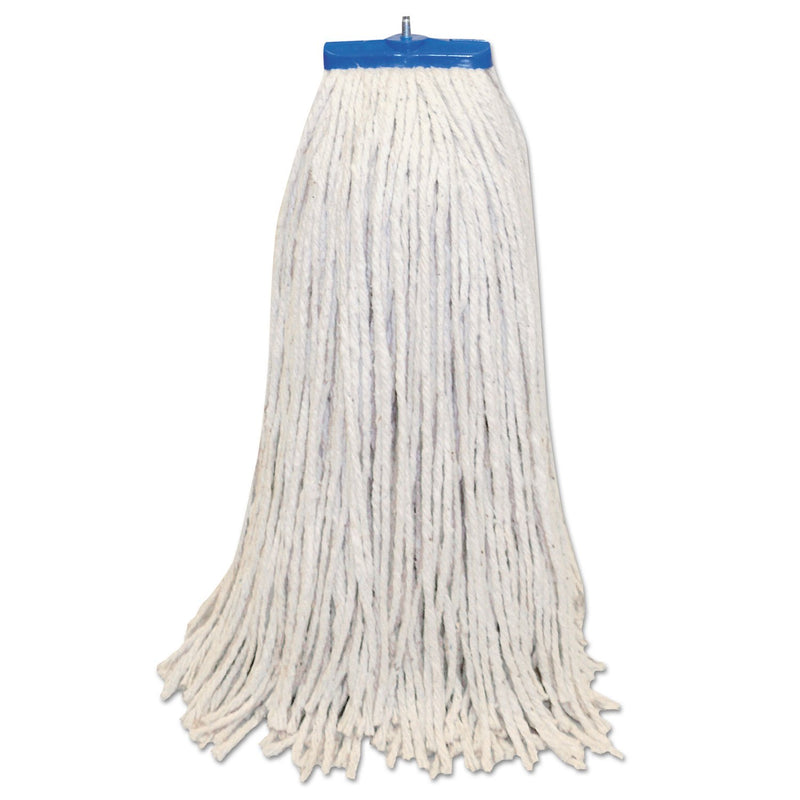 BOARDWALK 24OZ LIE FLAT CUT END MOP HEAD BWKCM22024 - WHITE - Like New
