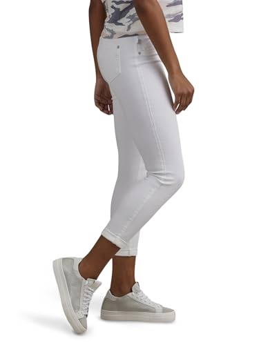ROCKS REPUBLIC DENIM RX FEVER STRETCH CROP CAPRI JEAN ANTIDOTE-WHITE 12 - Brand New