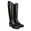 Vionic Women's Tall Boot Comfortable Zip Up Black Leather 9.5 Medium- WC - Brand New