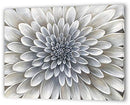 Yihui Arts White Flower Canvas Wall Art Floral Artwork Print with Embellishment - Brand New