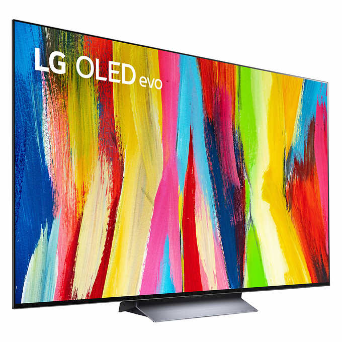 LG 65 Inch Class C2 OLED EVO 4K UHD Smart WEBOS TV 22 OLED65C2AUA - Dark Silver - Like New