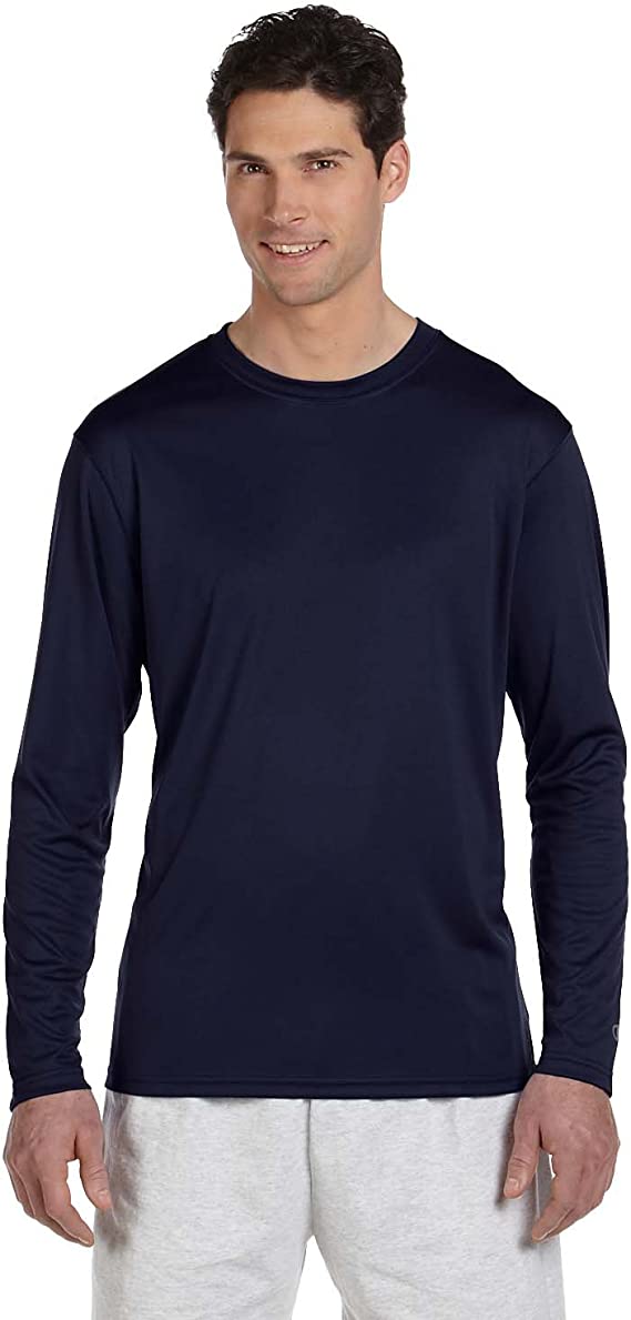 CW26 Hanes Champion Long Sleeve Dry Performance T-Shirt New