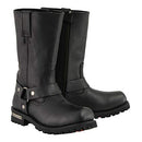 MBM9081 Milwaukee Leather Men’s Outback Harness Moto Boots Black, Size 9.5 - Brand New