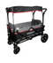 WONDERFOLD X2 PUSH + PULL DOUBLE STROLLER WAGON, BLACK - Like New