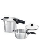 Fissler Vitaquick Premium 3 Piece Pressure Cooker Set, B0CM45YK6Y - NEW - Brand New