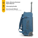 RTIC MEDIUM ROAD TRIP ROLLING DUFFLE BAG WITH WHEELS 22 X 14 X 11 STORM - Like New